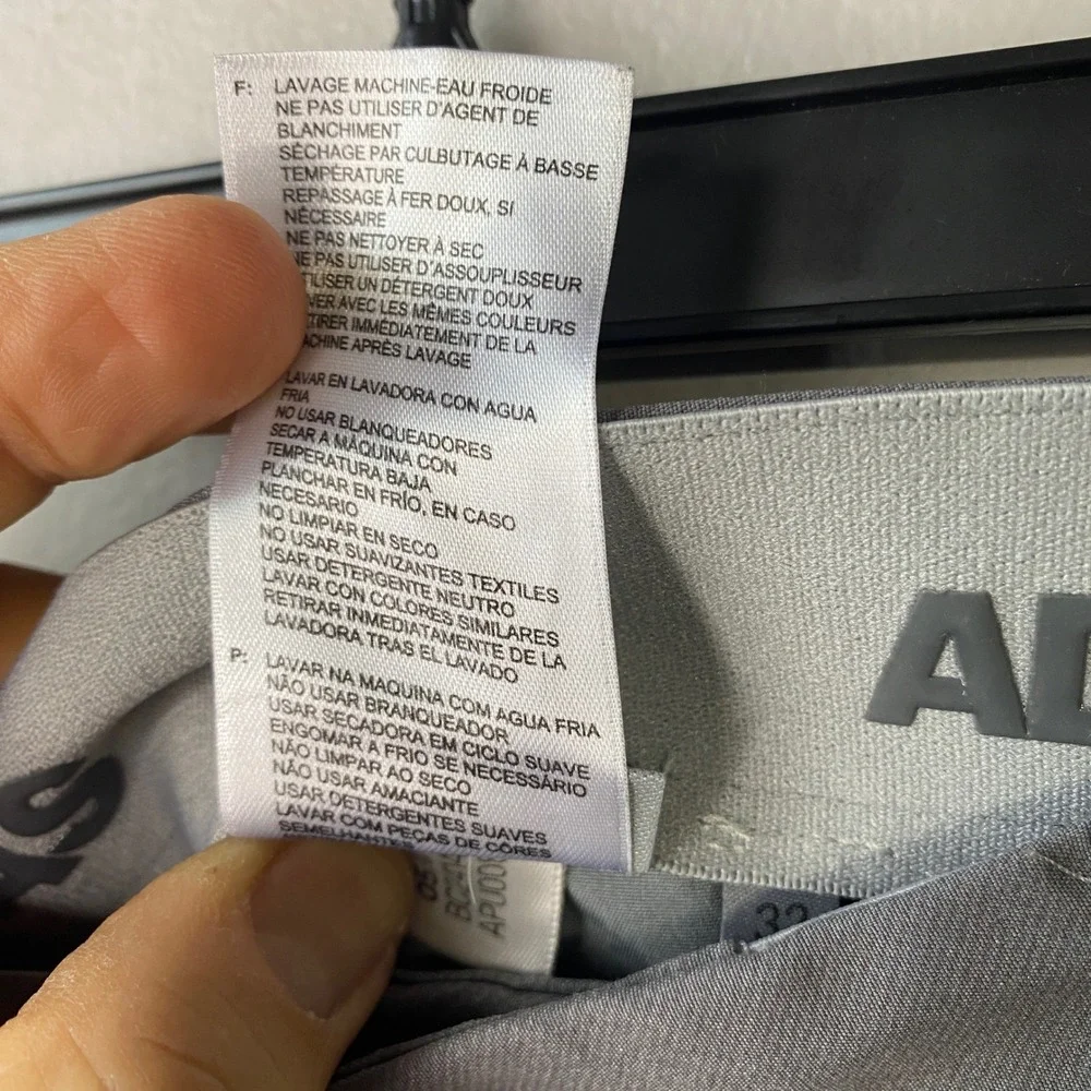 Adidas Golf Shorts Mens 32 Grey Performance Stretch Moisture Wicking‎ Activewear